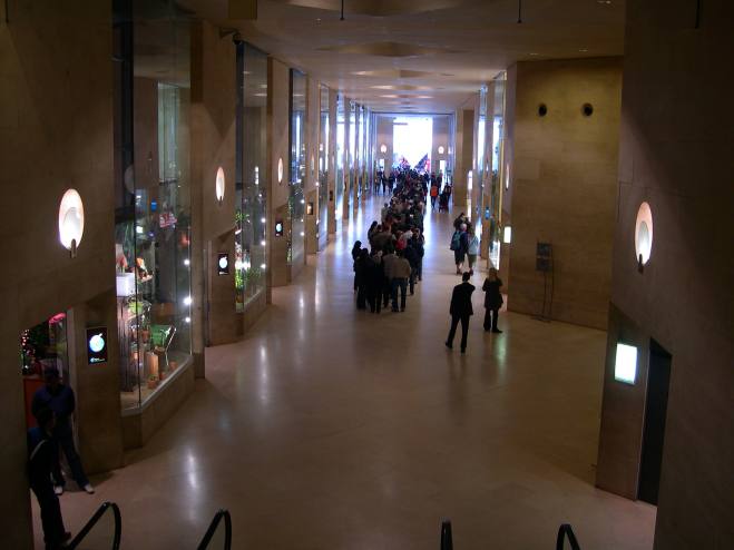  galerie marchande, Louvre.